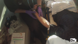 Rectal pain and diarrhea – Paramedic student places an IV en route